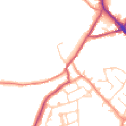 Daytime road noise heatmap for S35 9XY