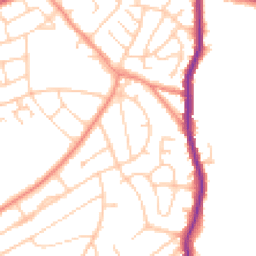 Daytime road noise heatmap for S35 9YB