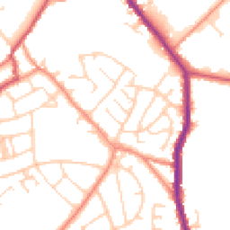 Daytime road noise heatmap for S35 9ZL