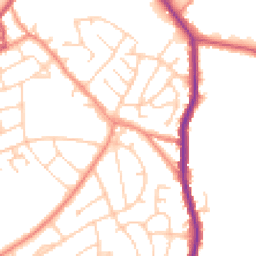 Daytime road noise heatmap for S35 9ZR