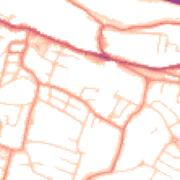 Daytime road noise heatmap for S36 1AH
