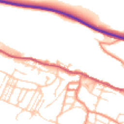 Daytime road noise heatmap for S36 1AJ