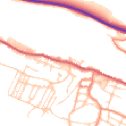 Daytime road noise heatmap for S36 1AP