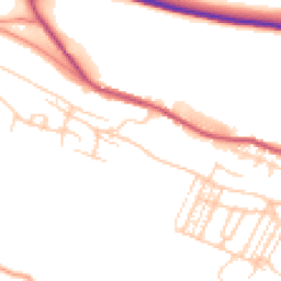 Daytime road noise heatmap for S36 1BL