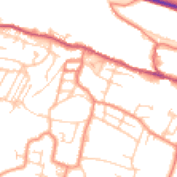 Daytime road noise heatmap for S36 1BS