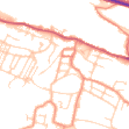 Daytime road noise heatmap for S36 1DB