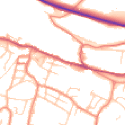 Daytime road noise heatmap for S36 1DH