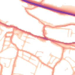Daytime road noise heatmap for S36 1DL