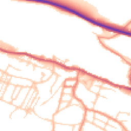 Daytime road noise heatmap for S36 1DY