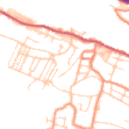 Daytime road noise heatmap for S36 1LQ