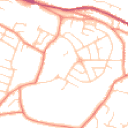 Daytime road noise heatmap for S36 2AR