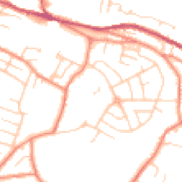 Daytime road noise heatmap for S36 2AU