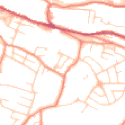 Daytime road noise heatmap for S36 2BB