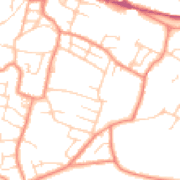 Daytime road noise heatmap for S36 2BJ
