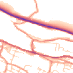 Daytime road noise heatmap for S36 2BT