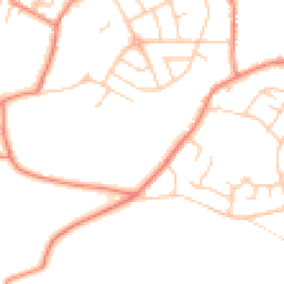 Daytime road noise heatmap for S36 2DD