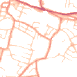 Daytime road noise heatmap for S36 2FQ