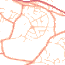 Daytime road noise heatmap for S36 2PJ