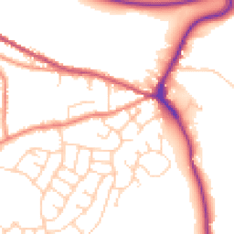 Daytime road noise heatmap for S36 2PU