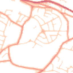 Daytime road noise heatmap for S36 2QU