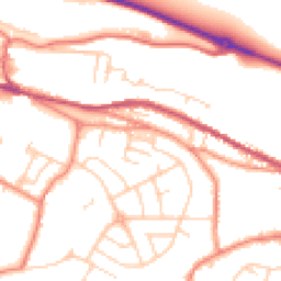 Daytime road noise heatmap for S36 2RL