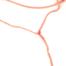 Night-time road noise heatmap for S36 2TT