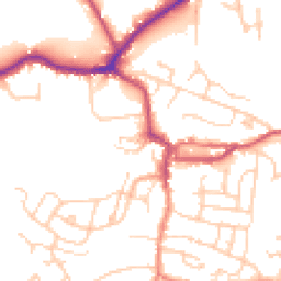 Daytime road noise heatmap for S36 6AD