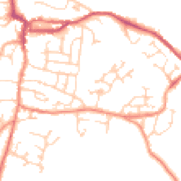 Daytime road noise heatmap for S36 6EY