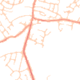 Daytime road noise heatmap for S36 6UB