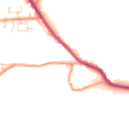 Daytime road noise heatmap for S36 7GG