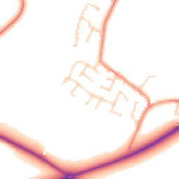 Daytime road noise heatmap for S36 7JD