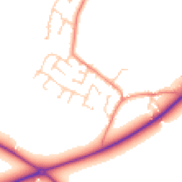 Daytime road noise heatmap for S36 7JH