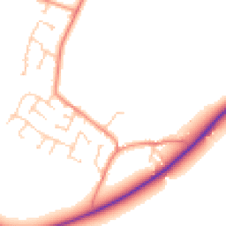 Daytime road noise heatmap for S36 7JW