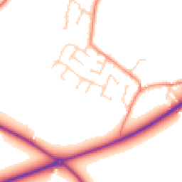 Daytime road noise heatmap for S36 7LD