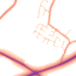 Daytime road noise heatmap for S36 7LF