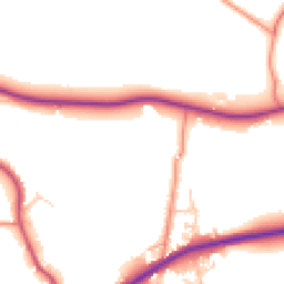 Daytime road noise heatmap for S36 8BD