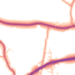 Daytime road noise heatmap for S36 8BG