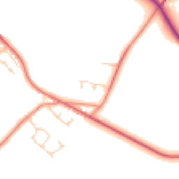 Daytime road noise heatmap for S36 8WZ