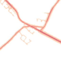 Daytime road noise heatmap for S36 8YN