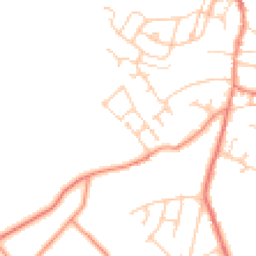 Daytime road noise heatmap for S36 9AQ
