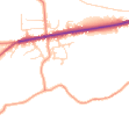 Daytime road noise heatmap for S36 9AR