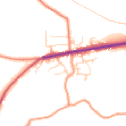 Daytime road noise heatmap for S36 9NA