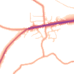 Daytime road noise heatmap for S36 9NL
