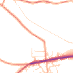 Daytime road noise heatmap for S36 9NY