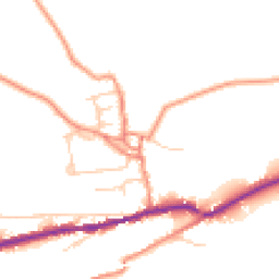 Daytime road noise heatmap for S36 9QB