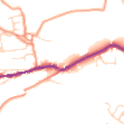 Daytime road noise heatmap for S36 9QE
