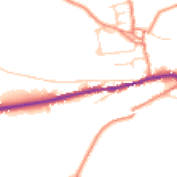Daytime road noise heatmap for S36 9QS