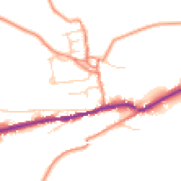 Daytime road noise heatmap for S36 9QZ