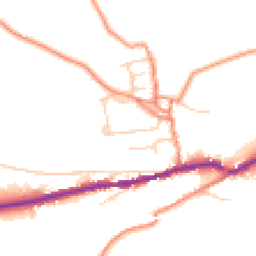 Daytime road noise heatmap for S36 9RN