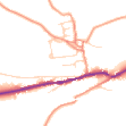 Daytime road noise heatmap for S36 9RS